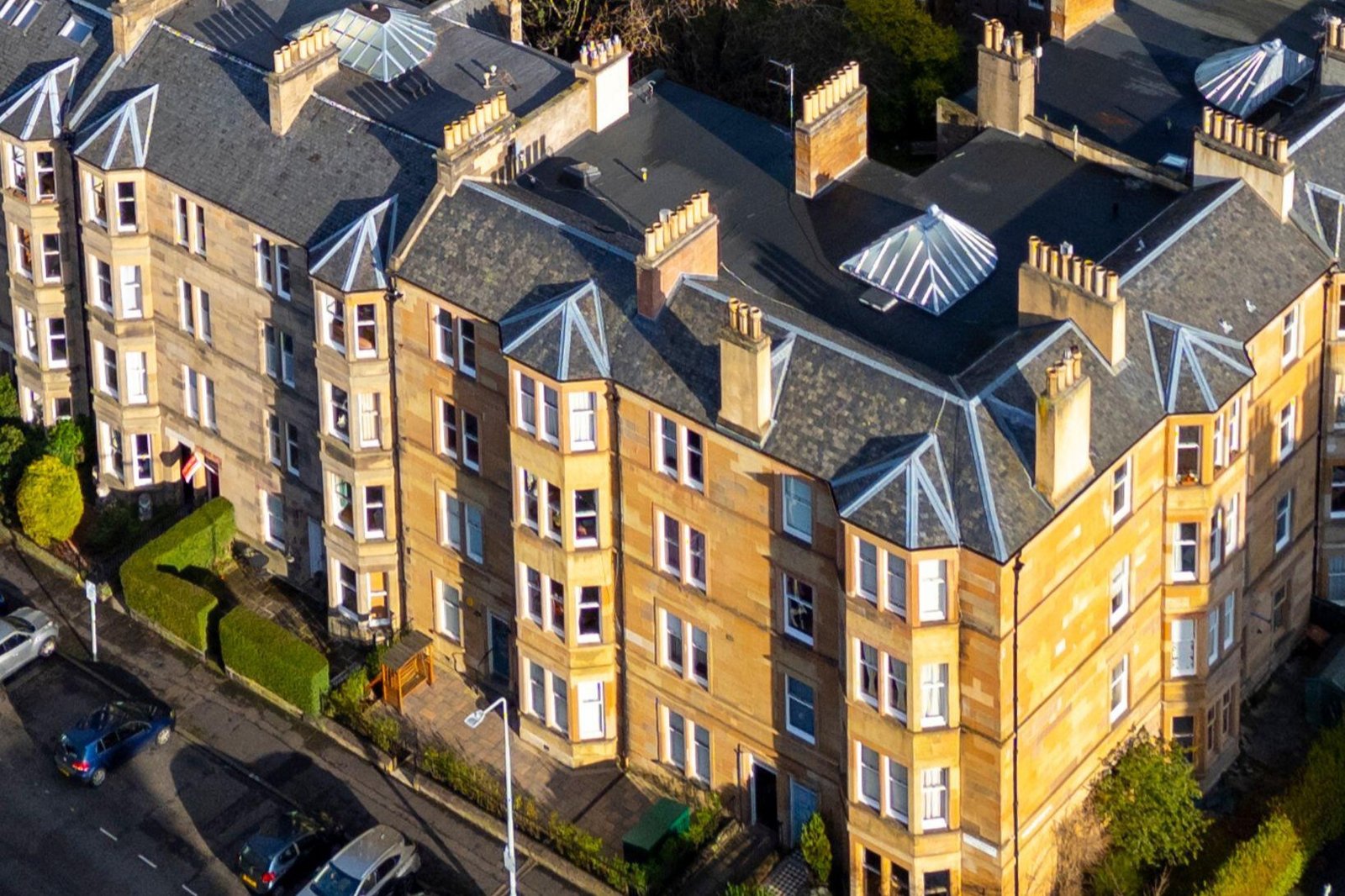 Tenement block in Marchmont, Edinburgh