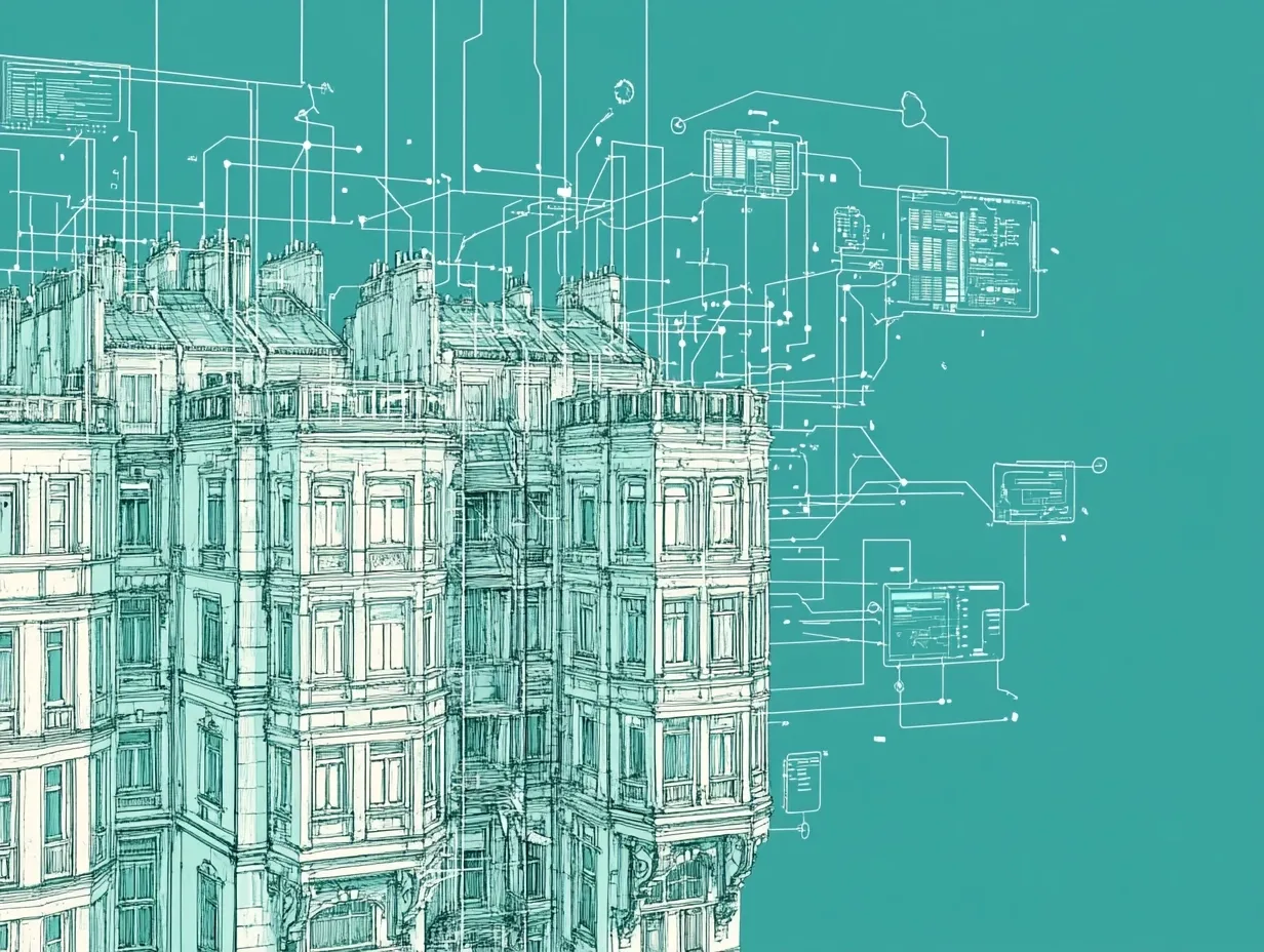 Tablet with flows of data