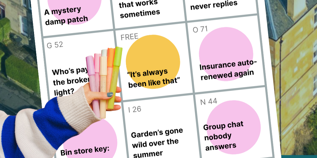 Tenement bingo card