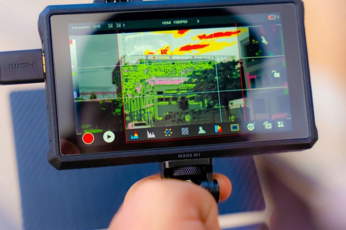 Thermal imagery of building